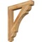 Ekena Millwork Olympic Craftsman Rough Sawn Bracket, Western Red Cedar, 4"W x 30"D x 34"H BKT04X30X34OLY04RWR - alternate 1